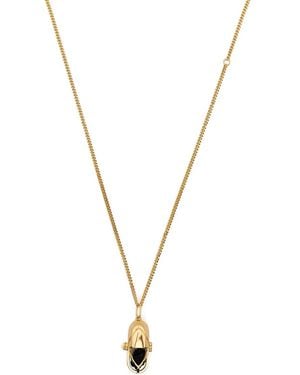 CAPSULE ELEVEN Capsule Crystal Pendant Necklace - Metallic