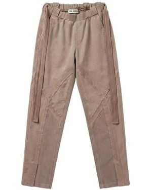 The Attico Panelled Drawstring-Waist Trousers - White