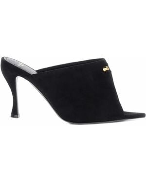 Balenciaga Midnight City Mules - Black