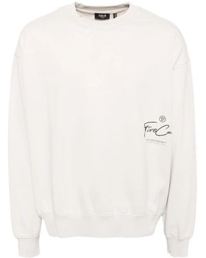 FIVE CM Logo Sweatshirt - White