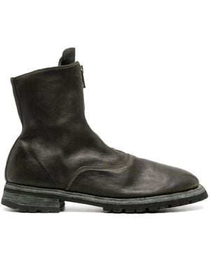 Guidi Stiefeletten Mit Reißverschluss - Schwarz