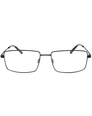 Flexon Rectangular Titanium Glasses - White