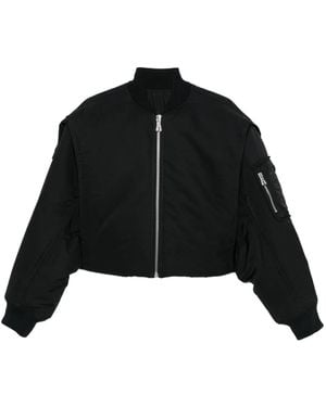Jean Paul Gaultier Short Zip-Up Jacket - Black
