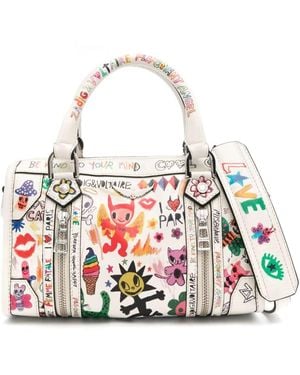 Zadig & Voltaire Xs Sunny #2 Leather Tote Bag - White