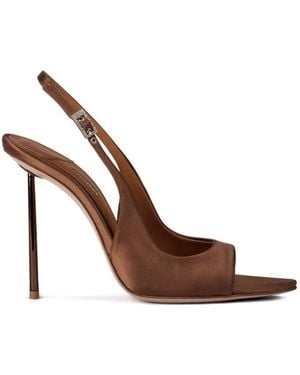 Le Silla Bella Slingback Heeled Sandals - Brown