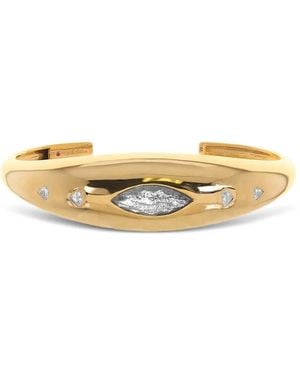 with love Bracelet Manchette Gypsy Serti De Diamants - Metallic