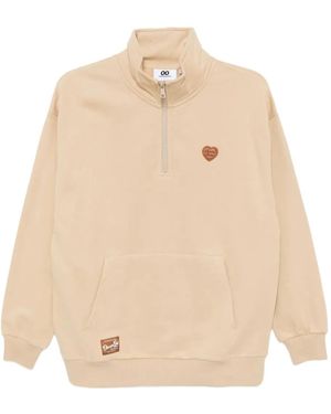 Chocoolate Sweatshirt Mit Logo-Patch - Natur