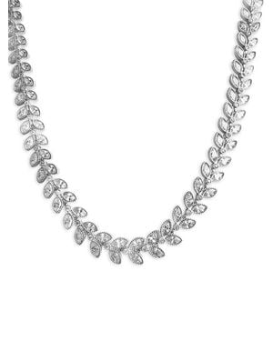 Hzmer Jewelry Moonlit Leaf Necklace - Metallic