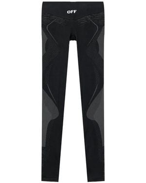 Off-White c/o Virgil Abloh Racing Seamless Leggings - Black