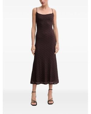 Bardot Adoni Floral-Pattern Midi Dress - Brown
