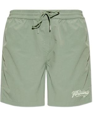 AllSaints Odyssey Swim Shorts - Green