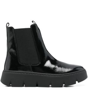 Gabor Lug-Sole Chelsea Boots - Black