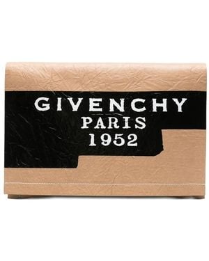 Givenchy Logo-print clutch bag - Negro