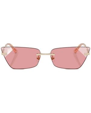 Jimmy Choo Gafas De Sol Con Montura Geométrica - Rosa