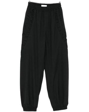 SAGE NATION Hose mit weitem Bein - Schwarz