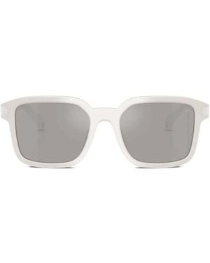 Moncler Lunettes De Soleil Quaderna À Monture Carrée - Gris