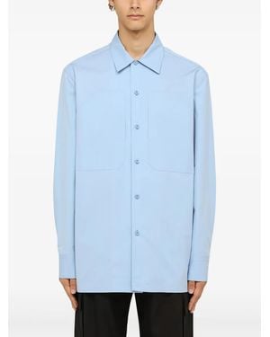 Jil Sander Klassisches Hemd - Blau