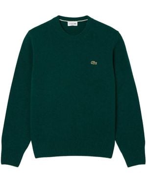 Lacoste Jersey con cuello redondo - Verde