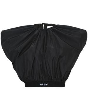 MSGM Logo-Band Top - Black