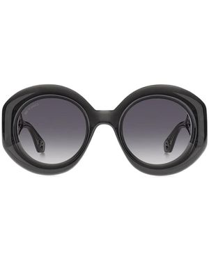 Etro Gafas De Sol Redondas Con Aplique De Cachemira - Azul