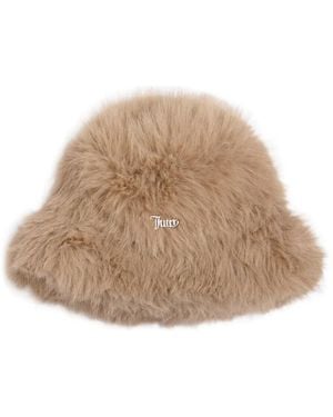 Juicy Couture Logo-Plaque Bucket Hat - Natural