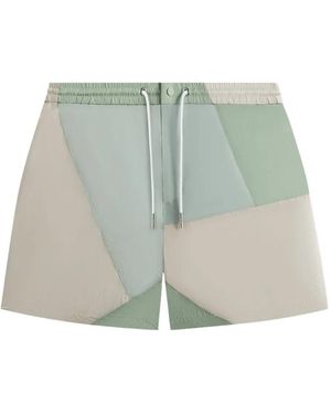 Kith Patchwork Shorts - Green
