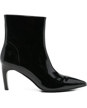 Linda Baumann Pointed Court Shoes - Black