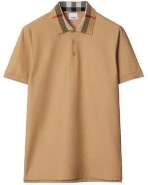 Burberry ヴィンテージチェック ポロシャツ - ブラウン
