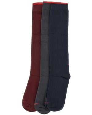 Peuterey Donatello Logo-Print Socks (Set Of Three) - Blue