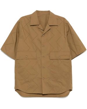CROQUIS Camicia Con Dettaglio A Rombi - Neutro