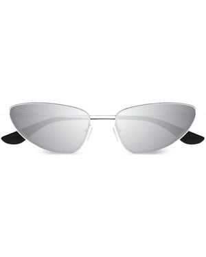 McQueen Gafas De Sol Con Montura Cat Eye - Blanco