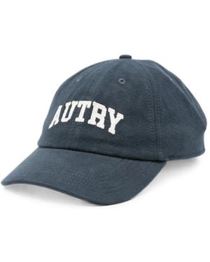 Autry Logo-Embroidered Baseball Cap - Blue