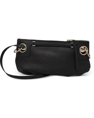 Borbonese Bolso De Hombro London Pequeño - Negro
