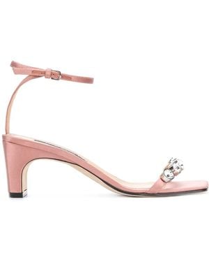 Sergio Rossi Leather Sandals - Pink