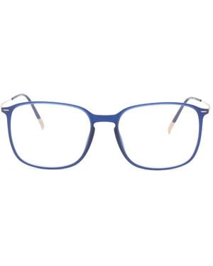 Silhouette Occhiali Squadrati - Blu
