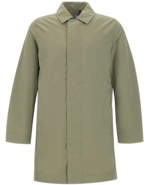 K-Way Poirol Single-Breasted Coat - Green