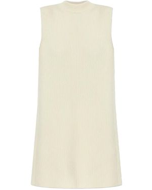Jil Sander Ribbed Sleeveless Sweater - ナチュラル