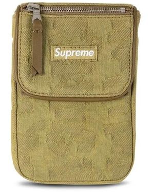 Supreme Jacquard Neck Pouch - Green