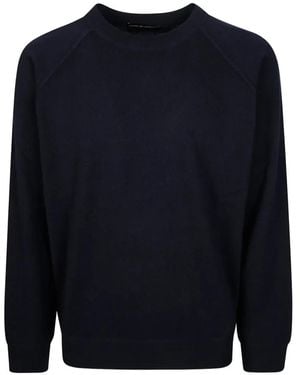 FILIPPO DE LAURENTIIS Raglan-Sleeve Jumper - Blue