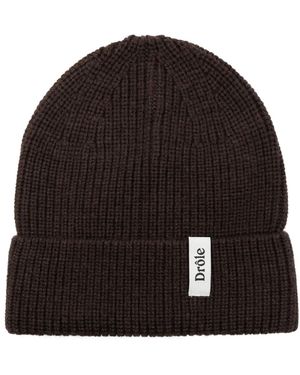 Drole de Monsieur Le Bonnet Drôle Beanie Hat - Black