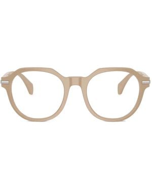 Moncler Round-Frame Glasses - Natural