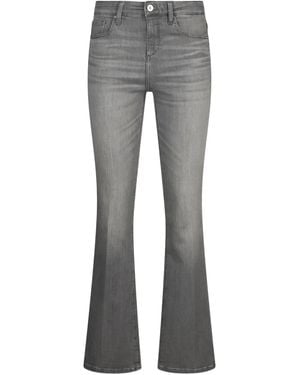 Liu Jo Five-Pocket High-Rise Bootcut Jeans - Grey