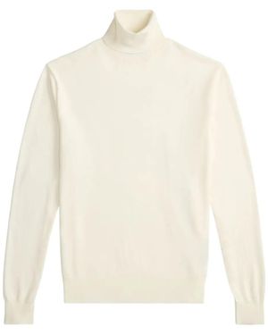 Ralph Lauren Langärmeliger Rollkragenpullover - Weiß
