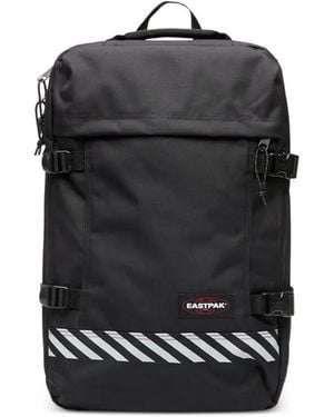 Eastpak Large Travelpack Striped Backpack - Black