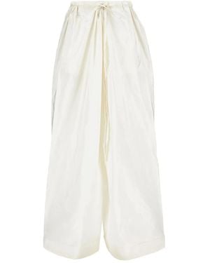 Daniela Gregis 'Tognon' Wide-Leg Trouser - Weiß