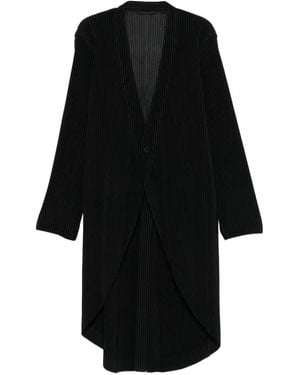 Homme Plissé Issey Miyake Tailored Pleats 2 コート - ブラック