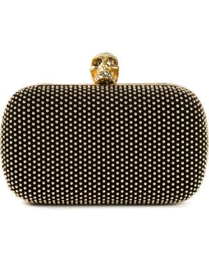 McQueen Brass Knuckles Clutch - Black