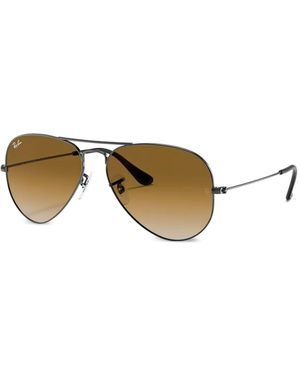 Ray-Ban Aviator-Frame Sunglasses - Natural