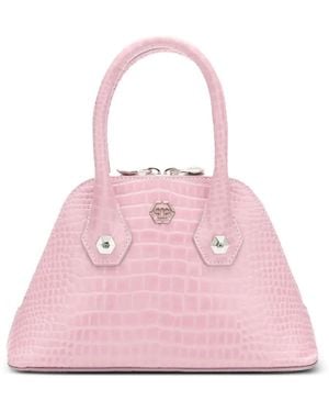 Philipp Plein Small Top-Handle Tote Bag - Pink