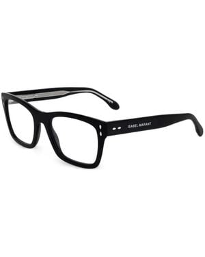 Isabel Marant Brille Mit Eckigem Gestell - Weiß